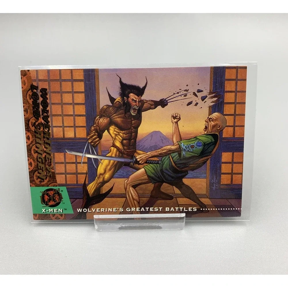 94 Fleer Ultra Marvel Wolverines‎ Greatest Battles Wolverine VS Shingen